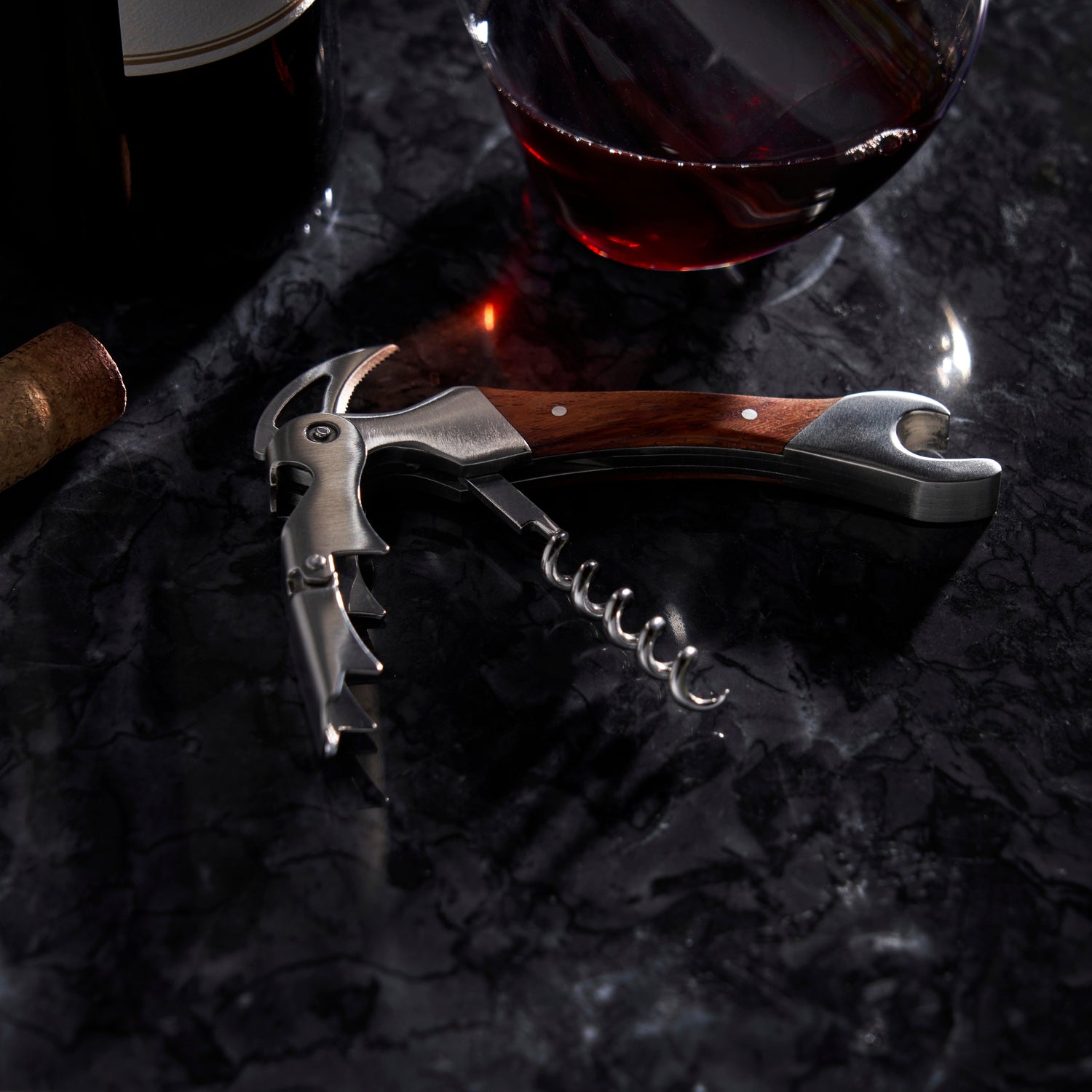 Admiral Corkscrew with Rosewood Handle - Knife Shift