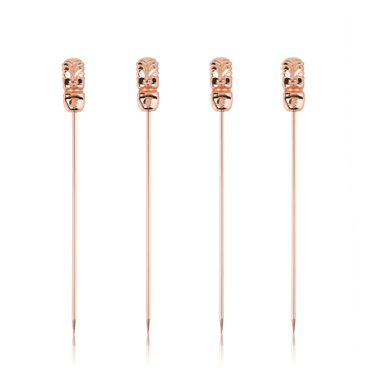 Pacific Tiki Cocktail Picks in Copper Set of 4 - Knife Shift