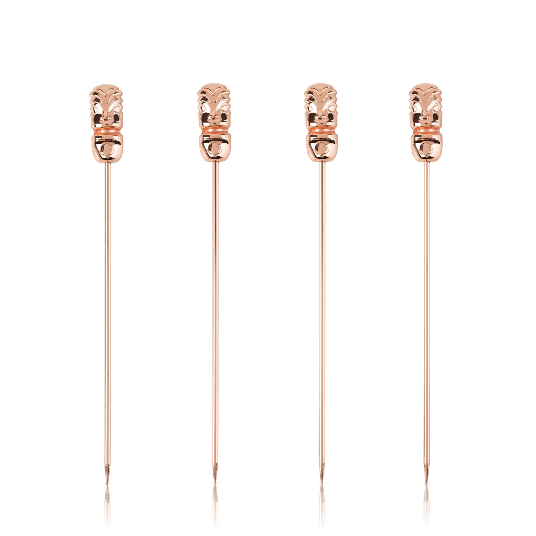 Pacific Tiki Cocktail Picks in Copper Set of 4 - Knife Shift